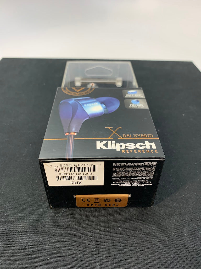 Klipsch Reference XR8i Hybrid Wired Earbud Headphones – Record