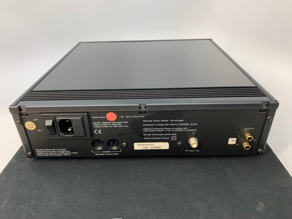 MERIDIAN 504 FM STEREO TUNER