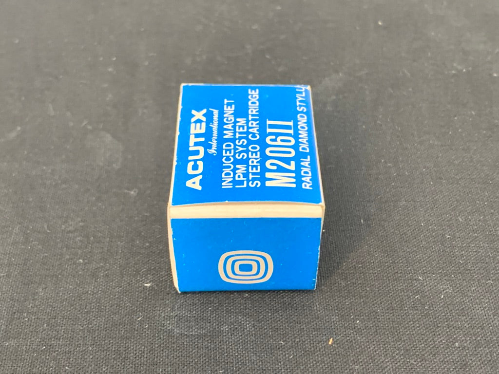 ACUTEX M206II INDUCED MAGNET LPM SYSTEM STEREO CARTRIDGE NEW OLD STOCK