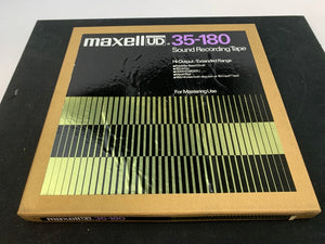 MAXELL UD 35-180 10.5 REEL TO REEL TAPE VINTAGE NEW OLD STOCK