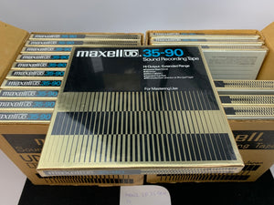 MAXELL UD35-90 7" REEL TO REEL TAPE VINTAGE NEW OLD STOCK FACTORY SEALED