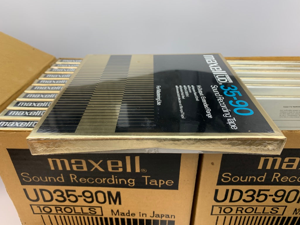 MAXELL UD35-90 7" REEL TO REEL TAPE VINTAGE NEW OLD STOCK FACTORY SEALED