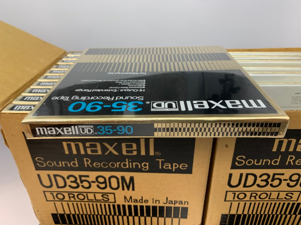 MAXELL UD35-90 7" REEL TO REEL TAPE VINTAGE NEW OLD STOCK FACTORY SEALED