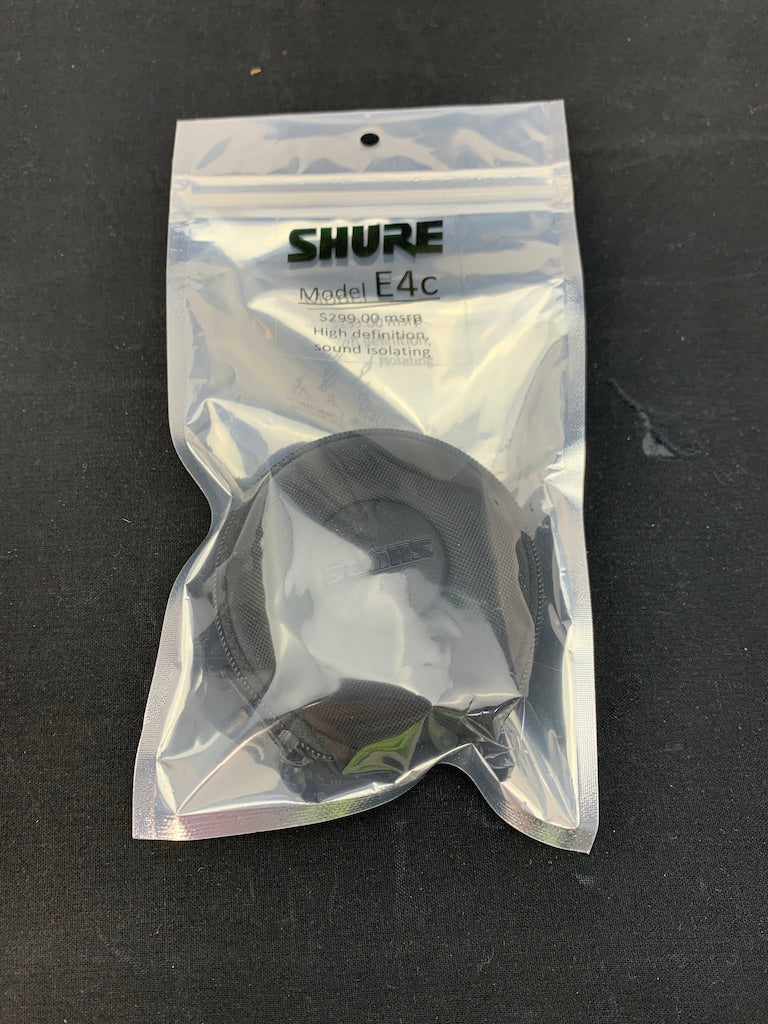 SHURE E4C SOUND ISOLATING EARPHONES